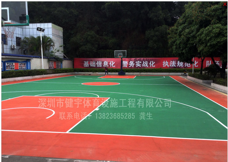 深圳市南山區(qū)公安分局警察機(jī)動訓(xùn)練大隊籃球場工程